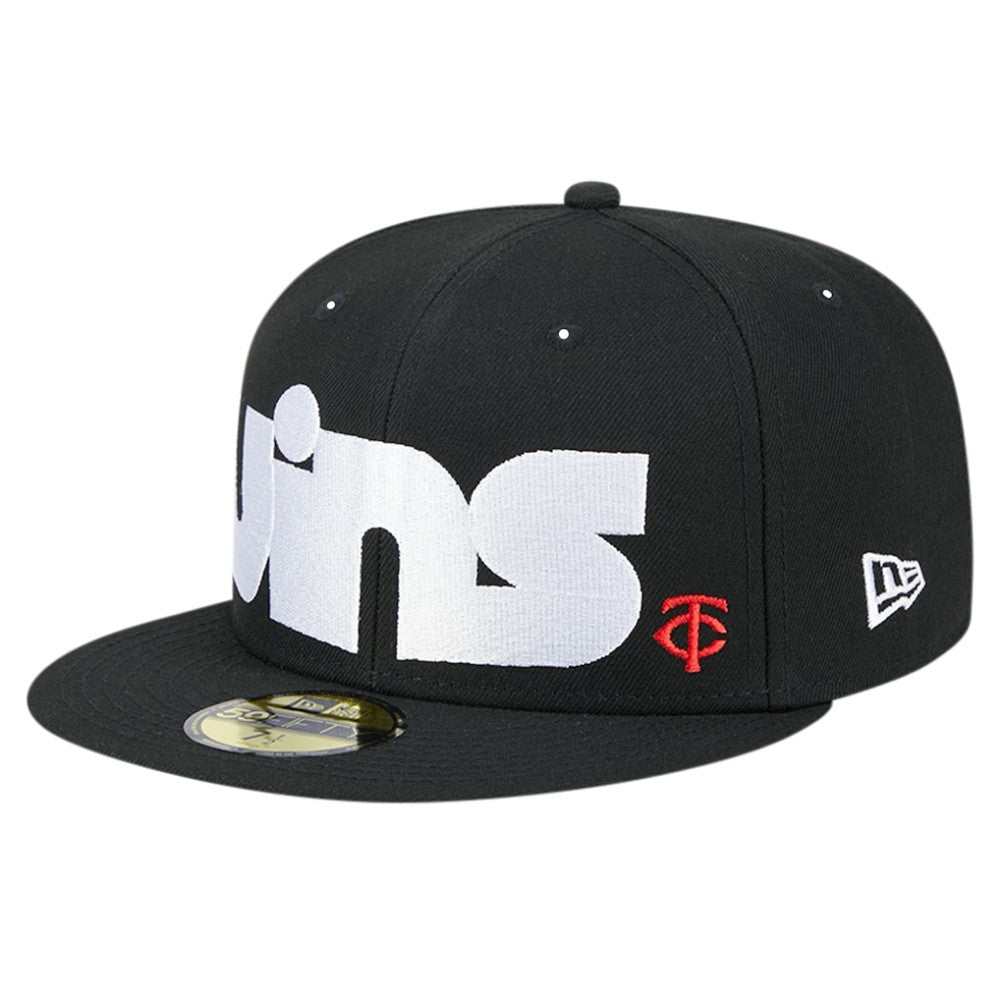 Minnesota Twins New Era Checkered Undervisor 59FIFTY Fitted Hat - MLB Hats