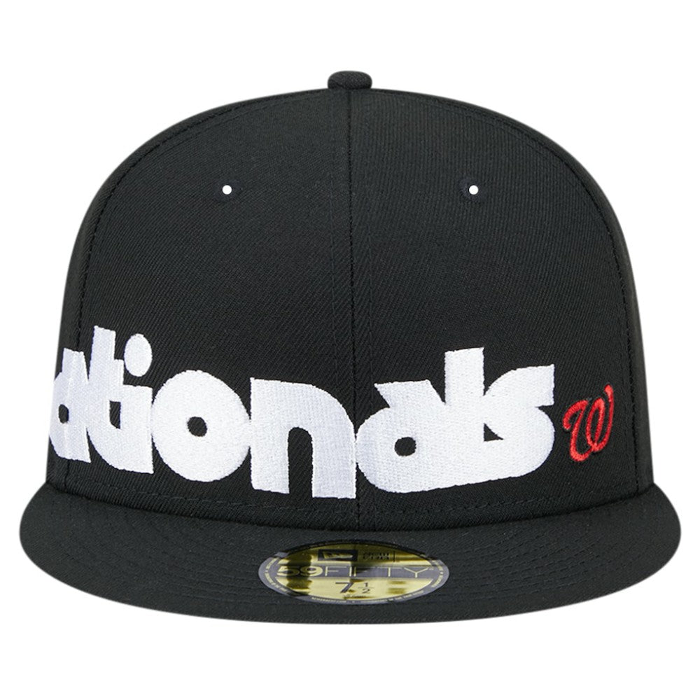 Washington Nationals New Era Checkered Undervisor 59FIFTY Fitted Hat - MLB Hats