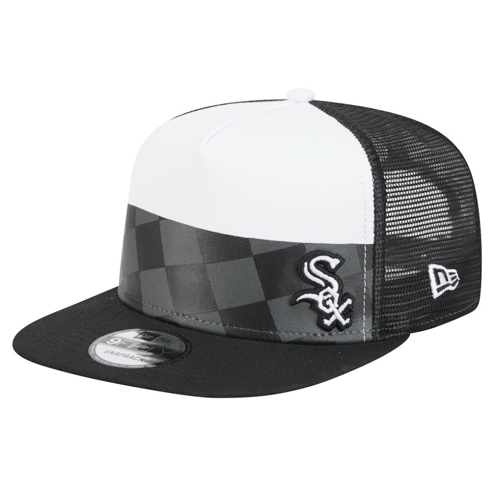 Chicago White Sox New Era Checkmate Trucker 9FIFTY Snapback Hat - MLB Hats