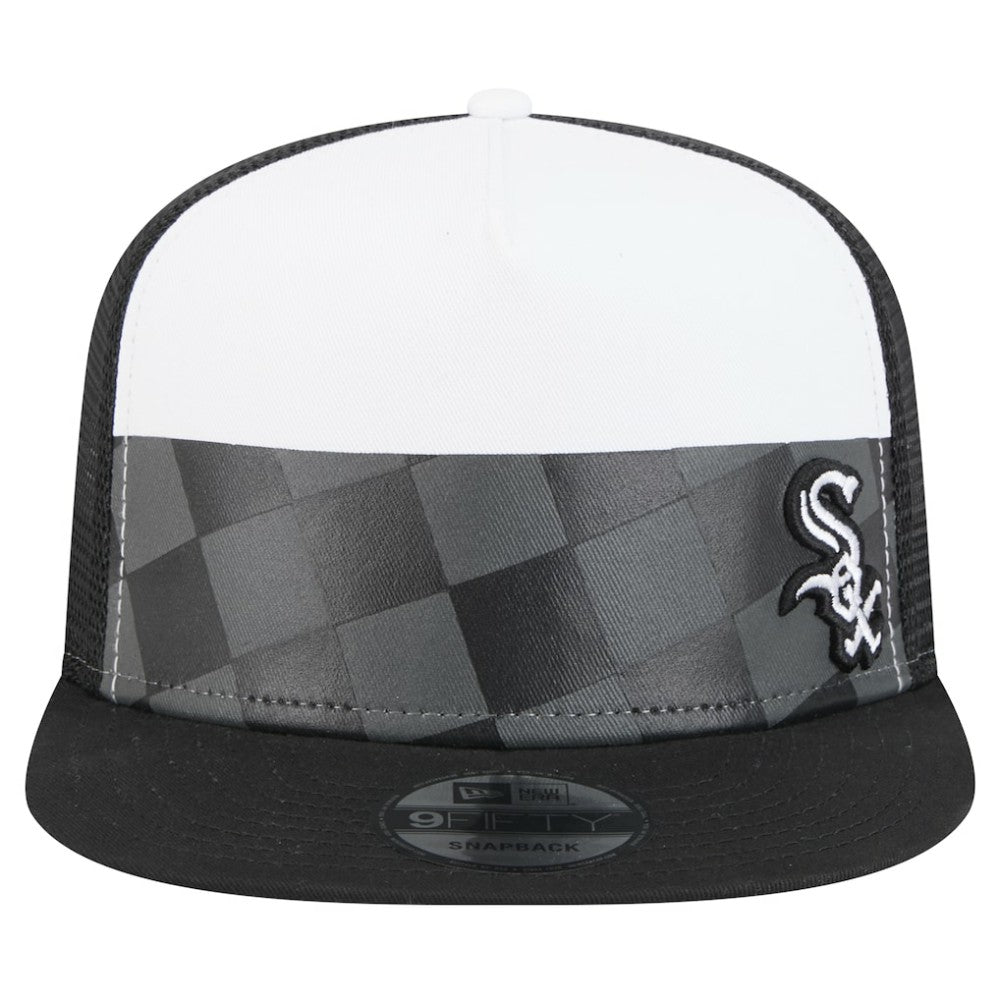 Chicago White Sox New Era Checkmate Trucker 9FIFTY Snapback Hat - MLB Hats