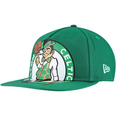 Kelly Green Boston Celtics Oversized Puff Print Logo Golfer Snapback Hat | NBA