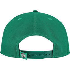 Kelly Green Boston Celtics Oversized Puff Print Logo Golfer Snapback Hat | NBA