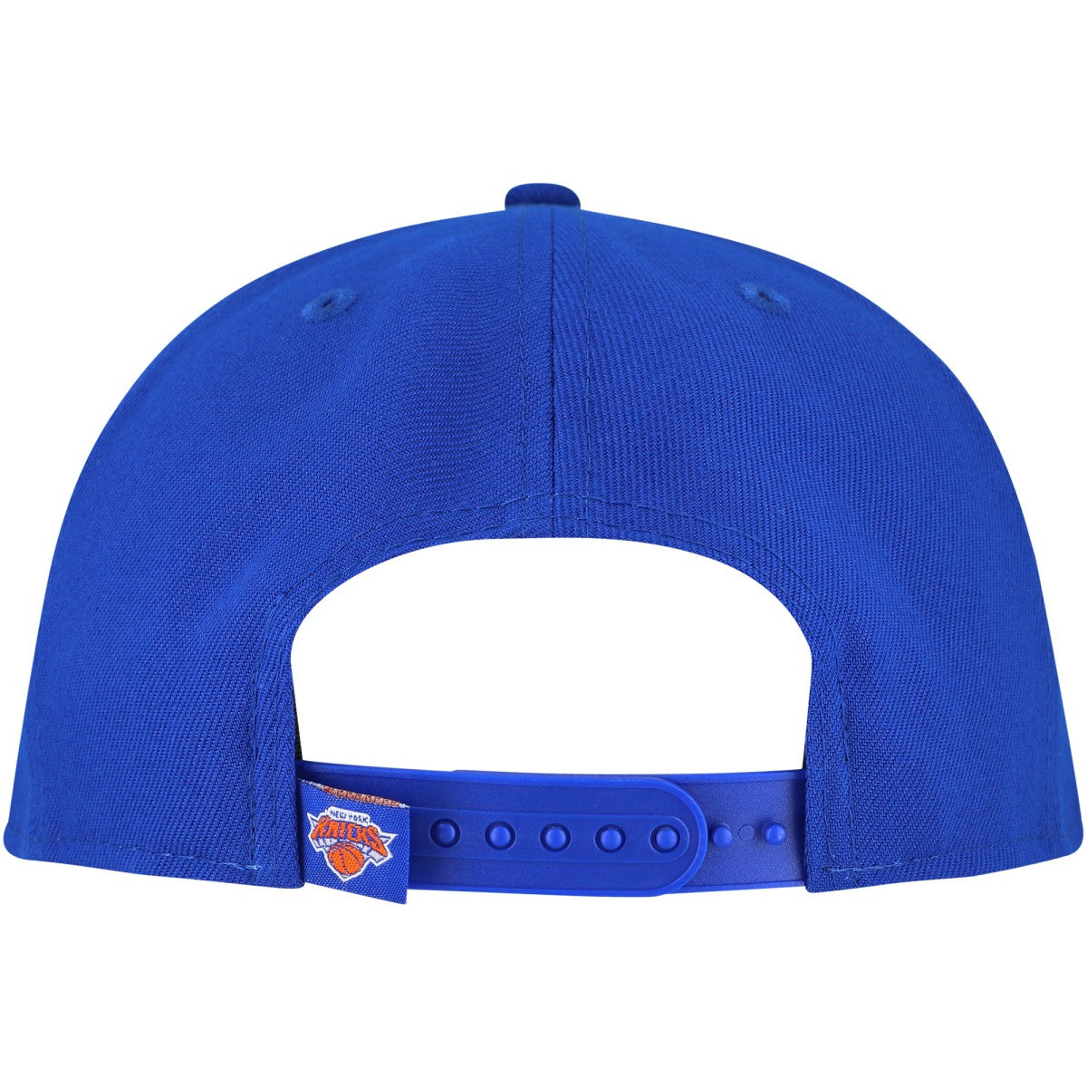 Blue New York Knicks Oversized Puff Print Logo Golfer Snapback Hat | NBA