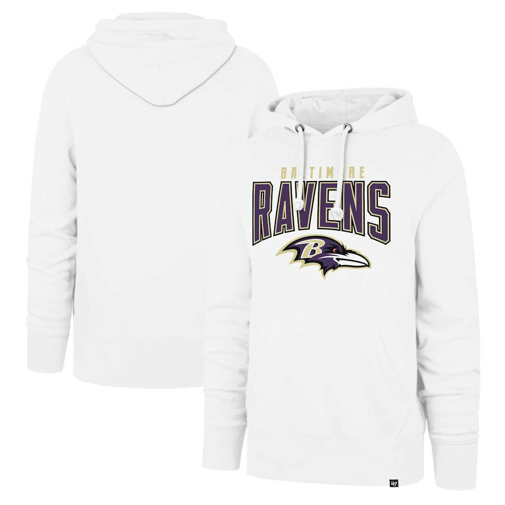 Baltimore Ravens '47 Elements Arch Headline Pullover Hoodie | NFL Discount