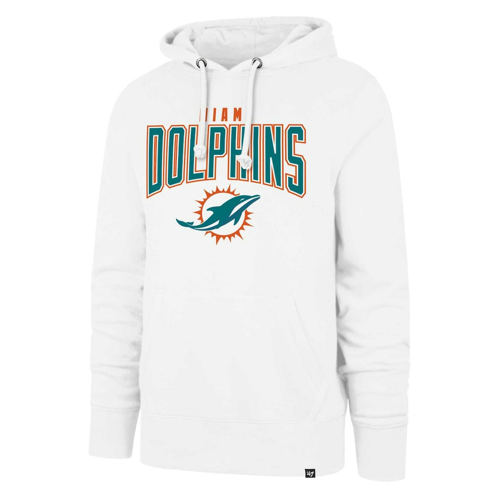 Miami Dolphins '47 Elements Arch Headline Pullover Hoodie | NFL Hot