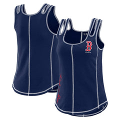 Boston Red Sox WEAR by Erin Andrews Women's Contrast Stitch Tank Top - MLB Tanks