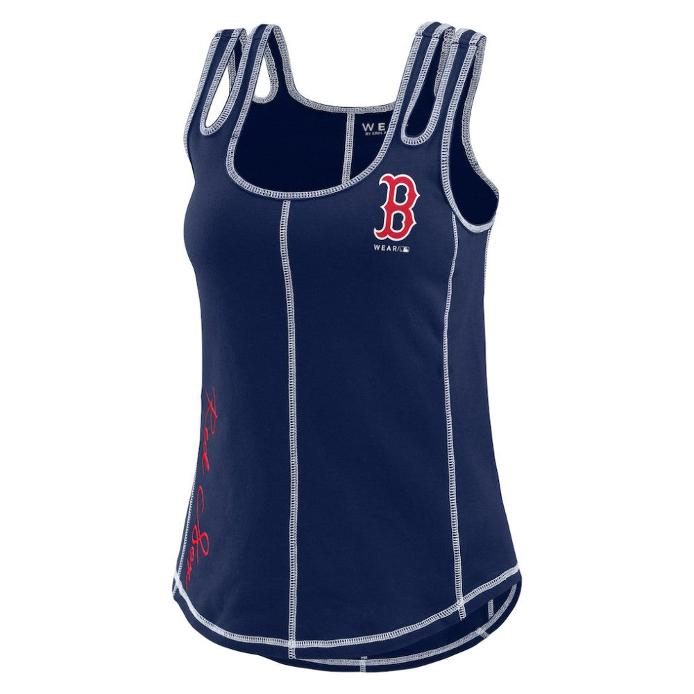 Boston Red Sox WEAR by Erin Andrews Women's Contrast Stitch Tank Top - MLB Tanks