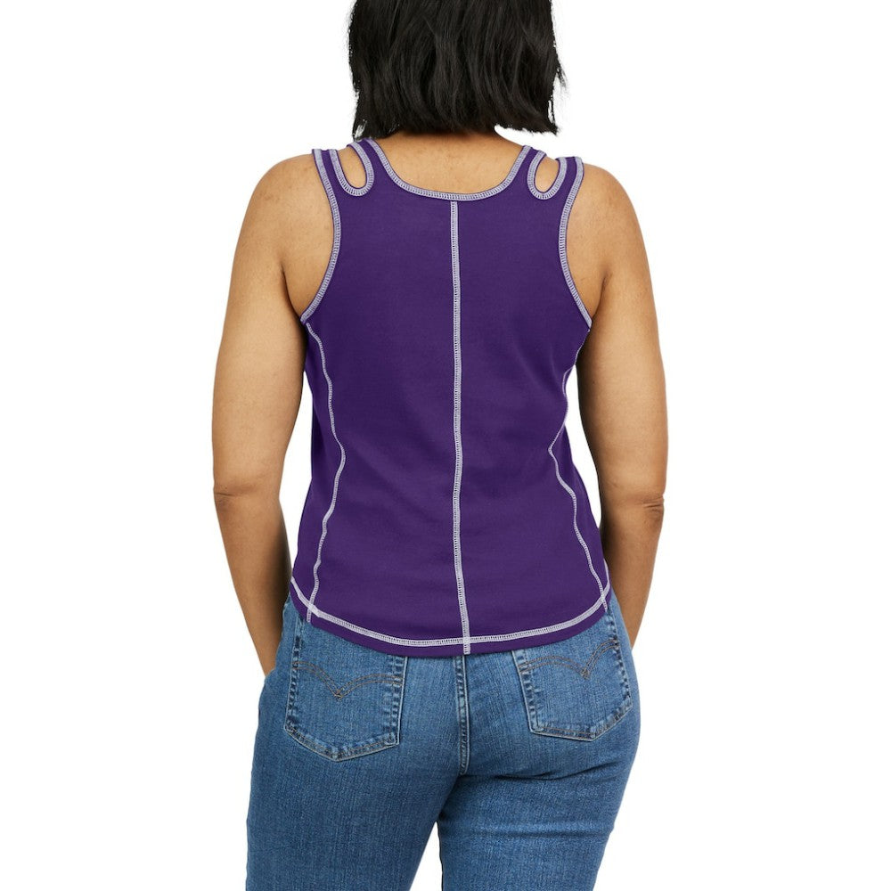 Colorado Rockies WEAR by Erin Andrews Women's Contrast Stitch Tank Top - MLB Tanks