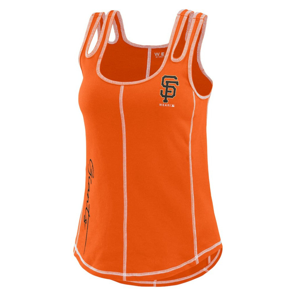 San Francisco Giants WEAR by Erin Andrews Women's Contrast Stitch Tank Top - MLB Tanks