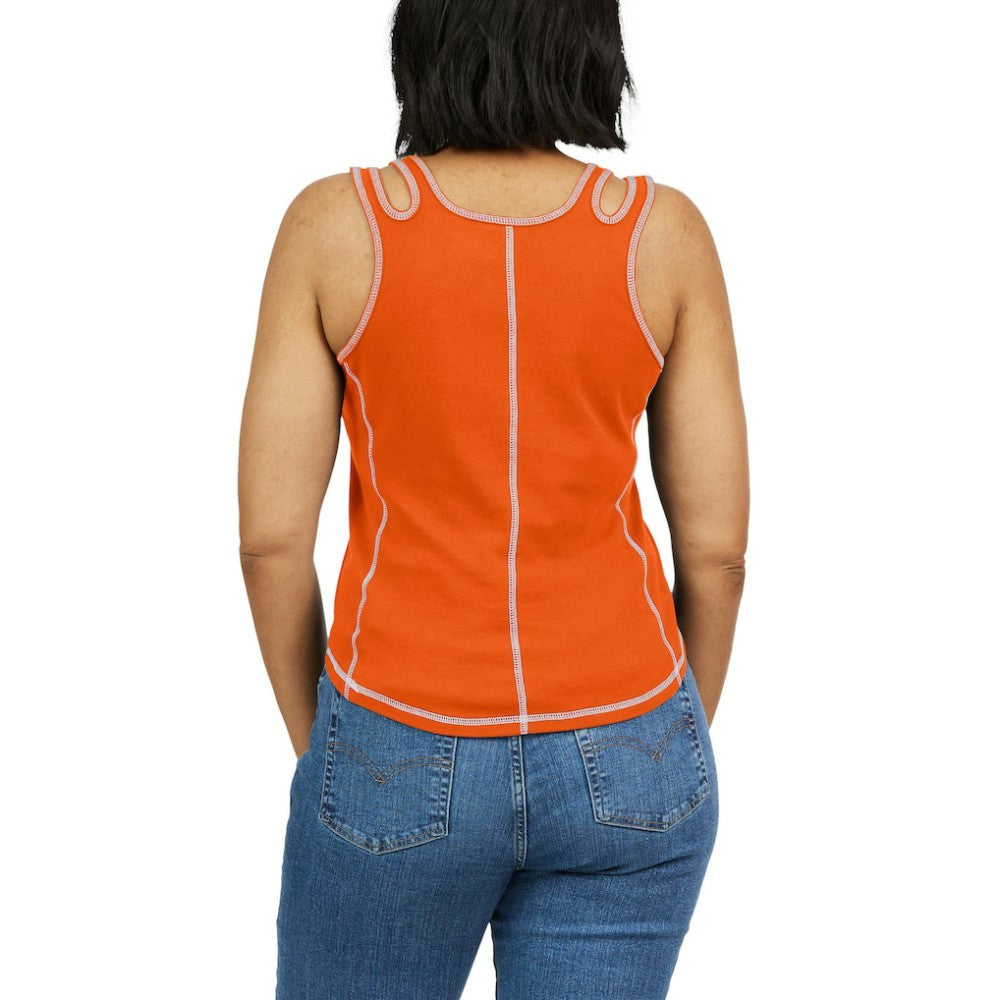 San Francisco Giants WEAR by Erin Andrews Women's Contrast Stitch Tank Top - MLB Tanks