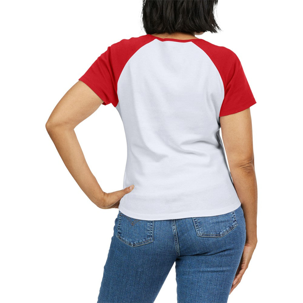 St. Louis Cardinals WEAR by Erin Andrews Women's Fitted Henley Raglan T-Shirt - MLB T-shirts