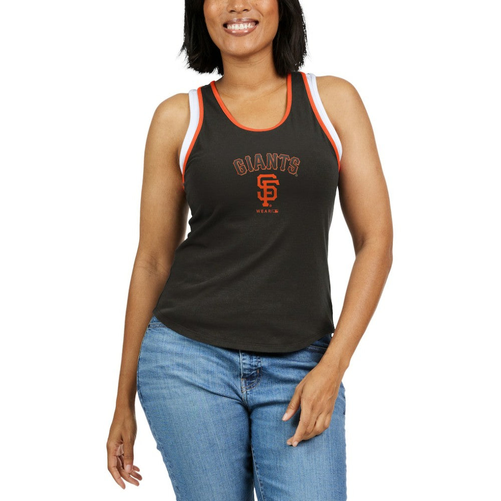 San Francisco Giants WEAR by Erin Andrews Women's Colorblock Racerback Tank Top - MLB Tanks