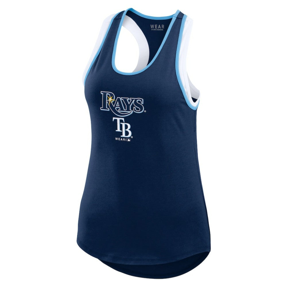 Tampa Bay Rays WEAR by Erin Andrews Women's Colorblock Racerback Tank Top - MLB Tanks