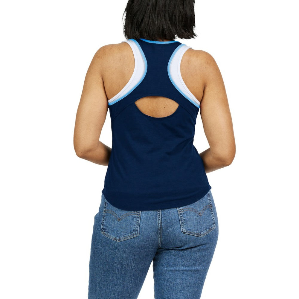 Tampa Bay Rays WEAR by Erin Andrews Women's Colorblock Racerback Tank Top - MLB Tanks