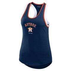 Houston Astros WEAR by Erin Andrews Women's Colorblock Racerback Tank Top - MLB Tanks