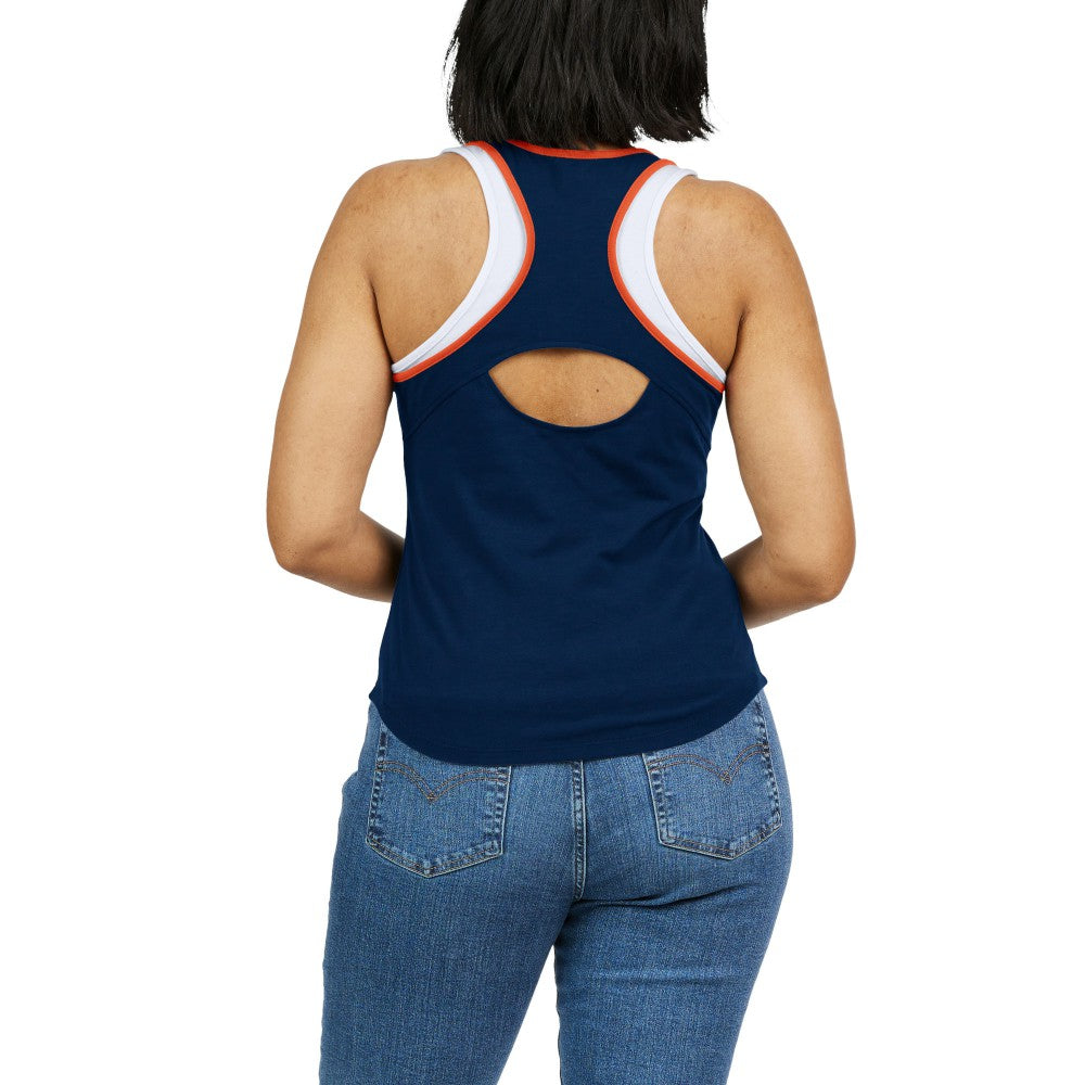 Houston Astros WEAR by Erin Andrews Women's Colorblock Racerback Tank Top - MLB Tanks