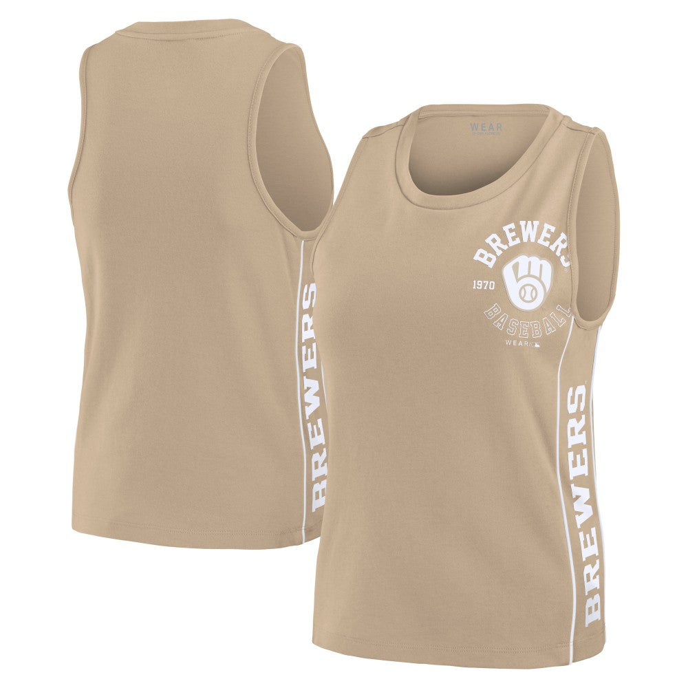 Milwaukee Brewers WEAR by Erin Andrews Women's Tonal Tank Top - MLB Tanks