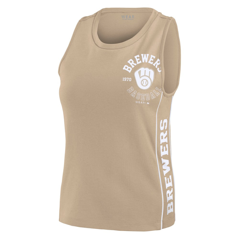Milwaukee Brewers WEAR by Erin Andrews Women's Tonal Tank Top - MLB Tanks