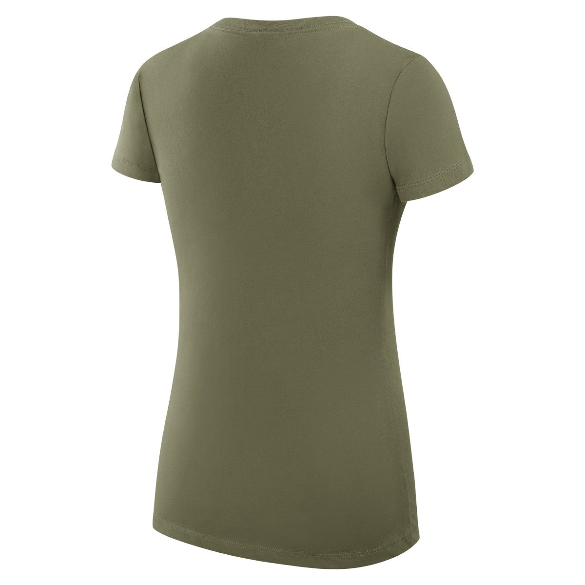 Olive Milwaukee Bucks G-III 4Her by Carl Banks Women's Super-Slim Fit Lightweight Large City Logo V-Neck T-Shirt | NBA