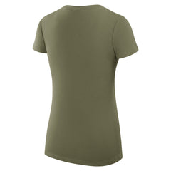 Olive Milwaukee Bucks G-III 4Her by Carl Banks Women's Super-Slim Fit Lightweight Large City Logo V-Neck T-Shirt | NBA