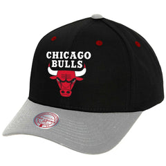 Black/Gray Chicago Bulls Pro Crown Adjustable Hat | NBA
