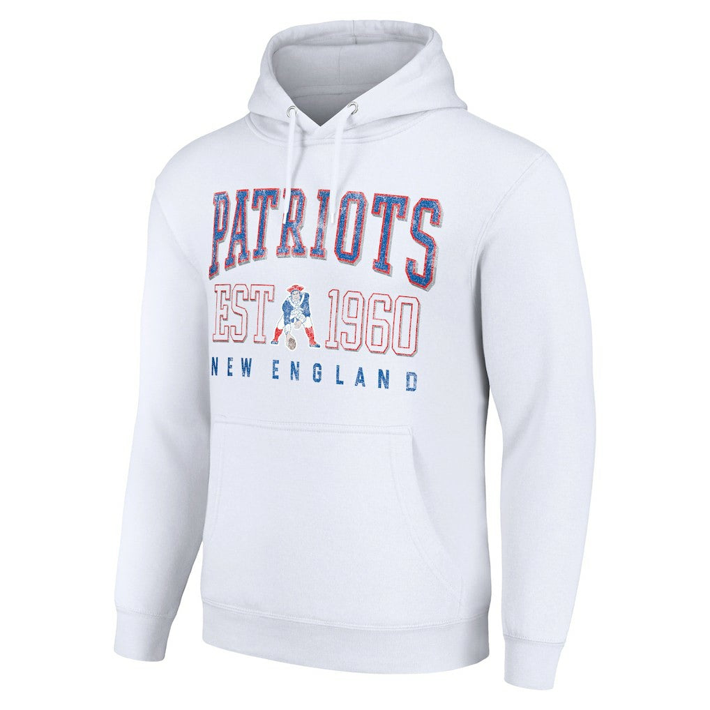 New England Patriots Starter Unisex Throwback Logo Pullover Hoodie | NFL US