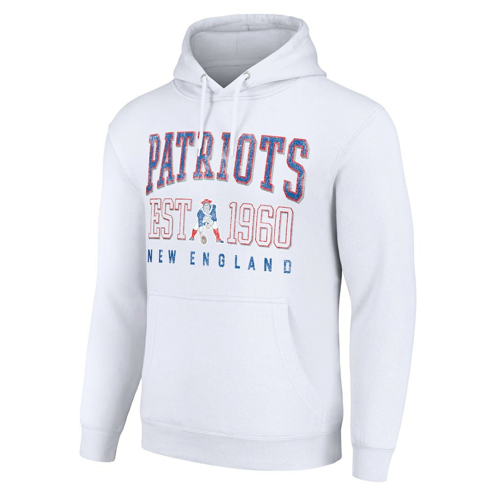 New England Patriots Starter Unisex Throwback Logo Pullover Hoodie | NFL US