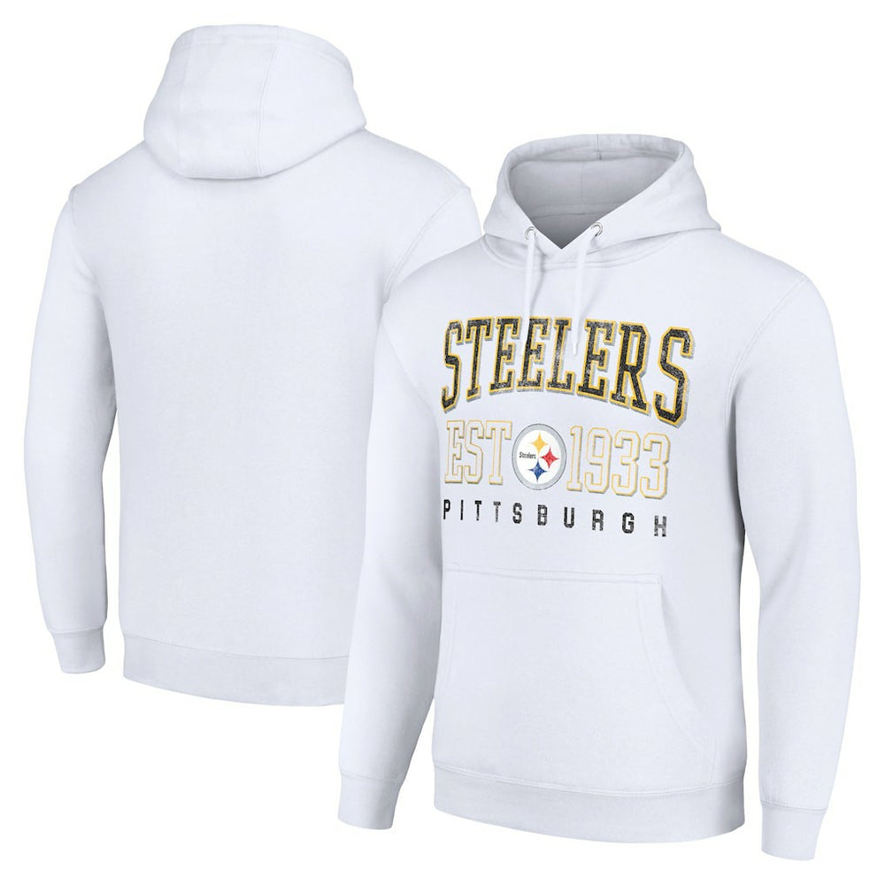 Pittsburgh Steelers Starter Unisex Throwback Logo Pullover Hoodie | NFL Hot