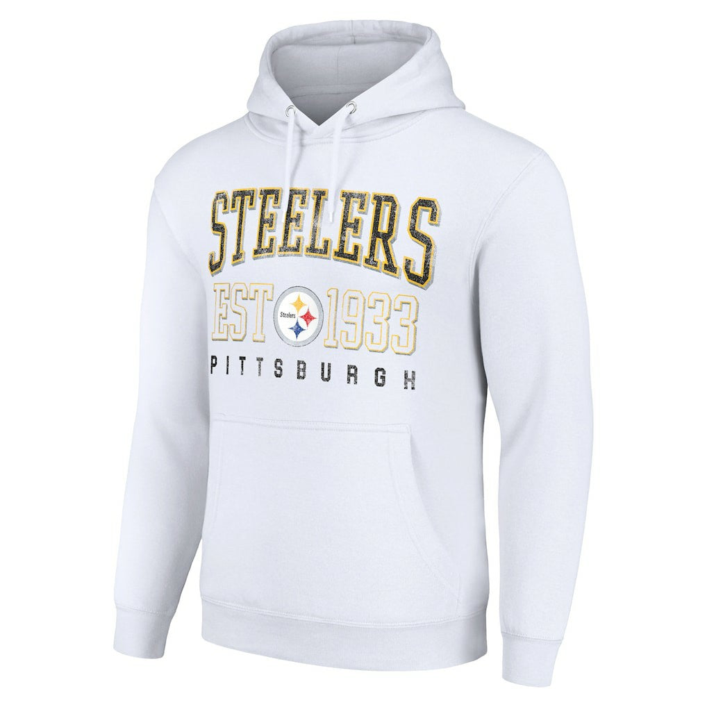 Pittsburgh Steelers Starter Unisex Throwback Logo Pullover Hoodie | NFL Hot