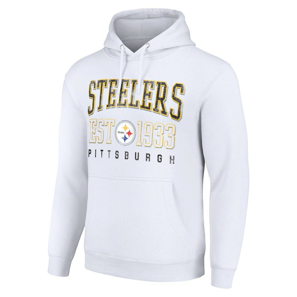 Pittsburgh Steelers Starter Unisex Throwback Logo Pullover Hoodie | NFL Hot