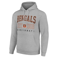 Cincinnati Bengals Starter Unisex Throwback Logo Pullover Hoodie | NFL New