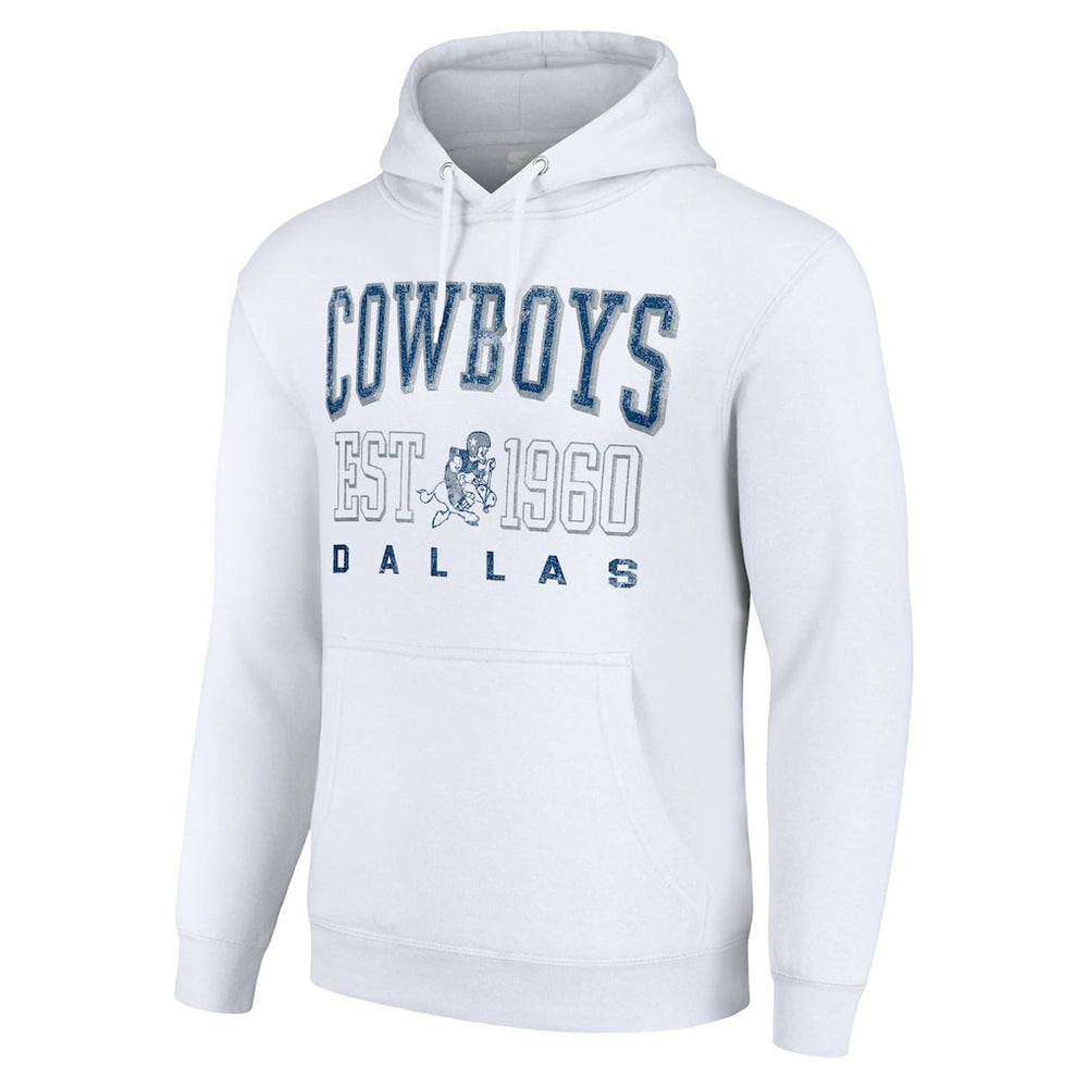 Dallas Cowboys Starter Unisex Throwback Logo Pullover Hoodie | NFL Discount
