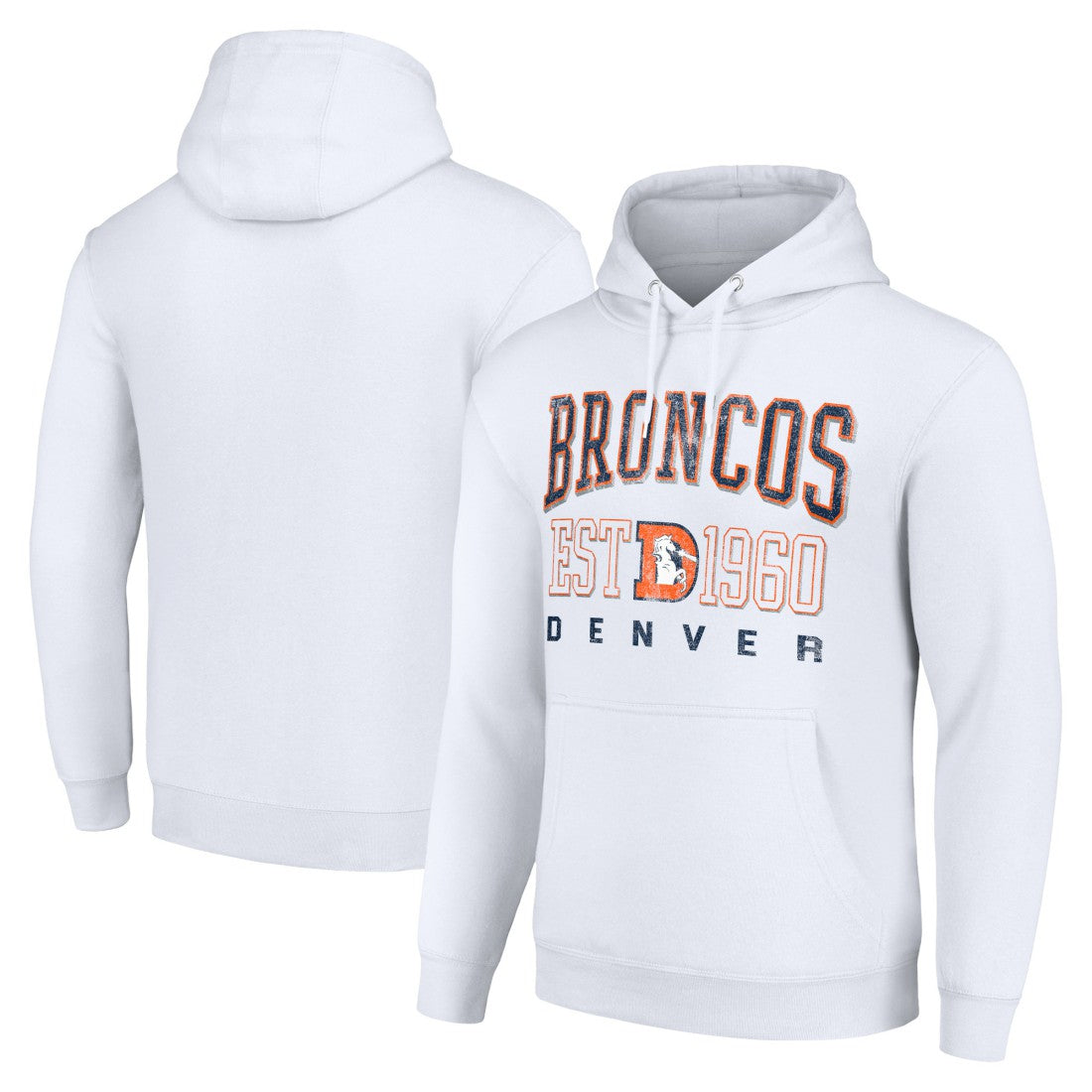 Denver Broncos Starter Unisex Throwback Logo Pullover Hoodie | NFL Near me