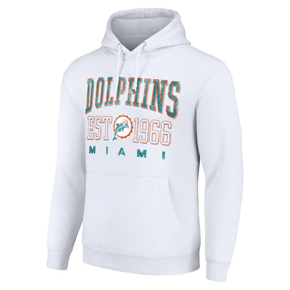 Miami Dolphins Starter Unisex Throwback Logo Pullover Hoodie | NFL Outlet