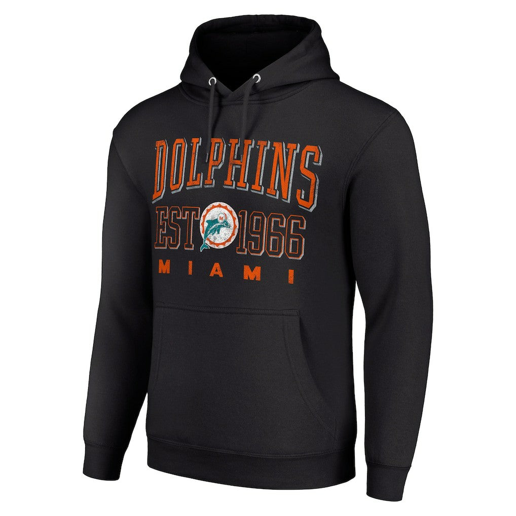 Miami Dolphins Starter Unisex Throwback Logo Pullover Hoodie | NFL US