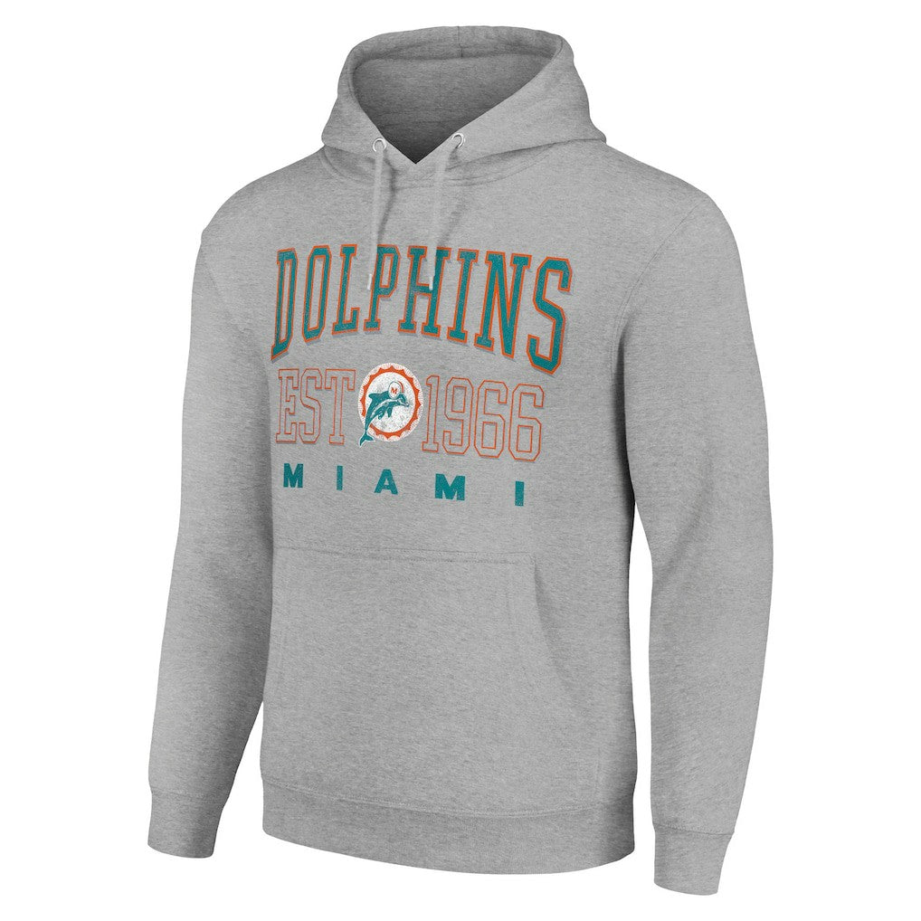 Miami Dolphins Starter Unisex Throwback Logo Pullover Hoodie | NFL New