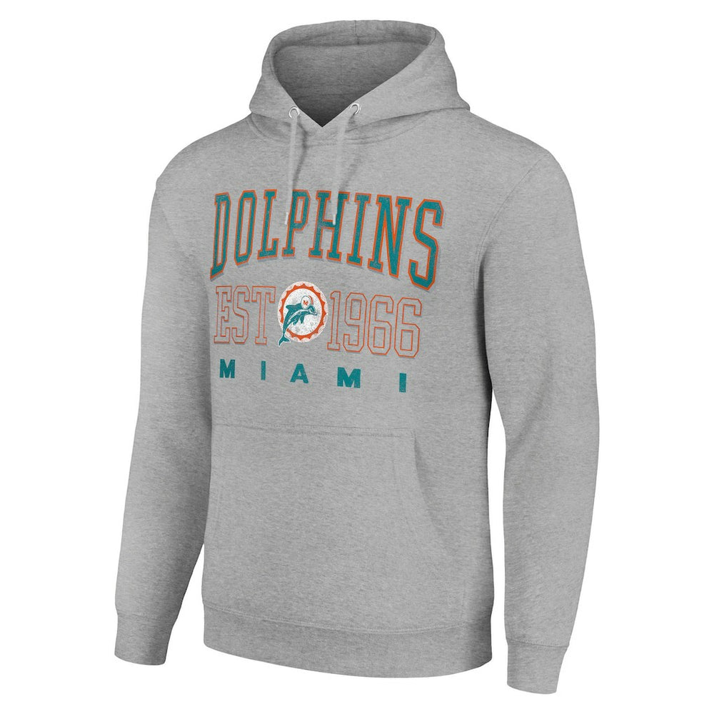 Miami Dolphins Starter Unisex Throwback Logo Pullover Hoodie | NFL New