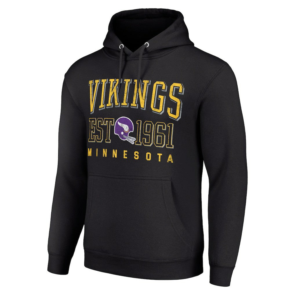 Minnesota Vikings Starter Unisex Throwback Logo Pullover Hoodie | NFL New