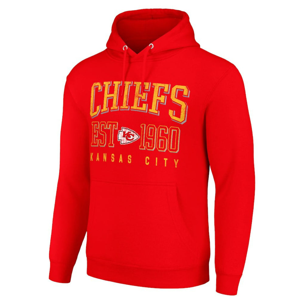 Kansas City Chiefs Starter Unisex Throwback Logo Pullover Hoodie | NFL Discount