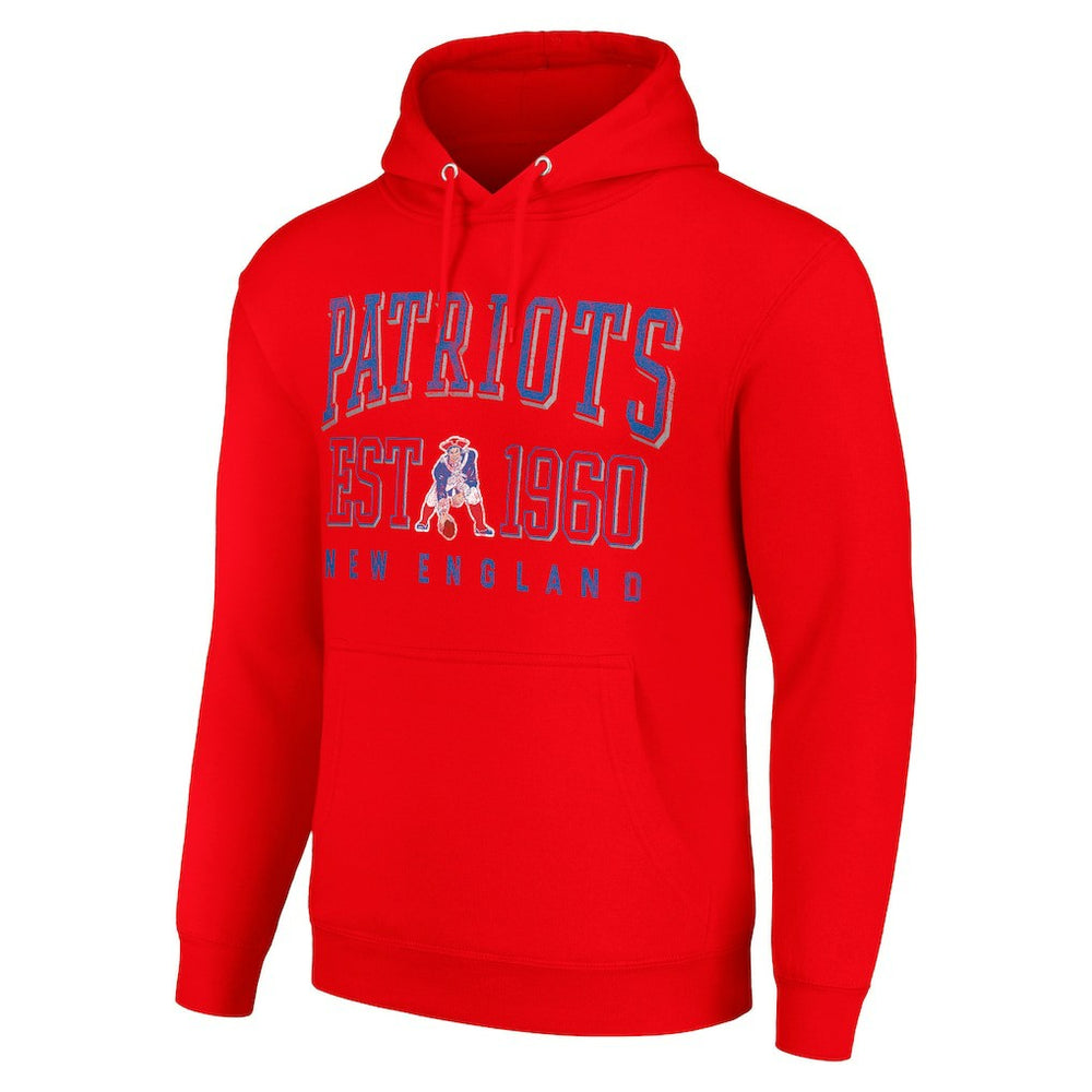 New England Patriots Starter Unisex Throwback Logo Pullover Hoodie | NFL Sale