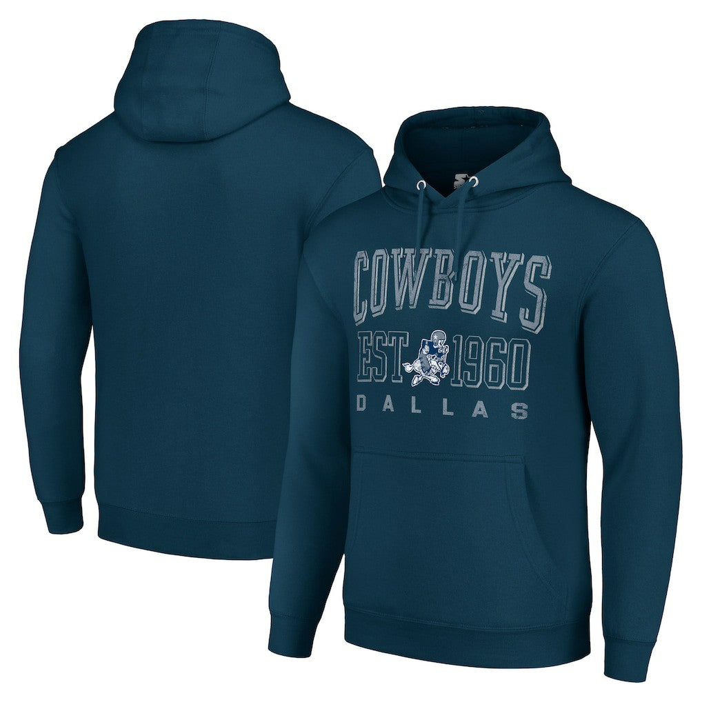 Dallas Cowboys Starter Unisex Throwback Logo Pullover Hoodie | NFL Sale
