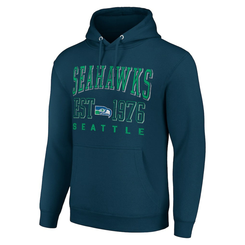 Seattle Seahawks Starter Unisex Throwback Logo Pullover Hoodie | NFL Outlet