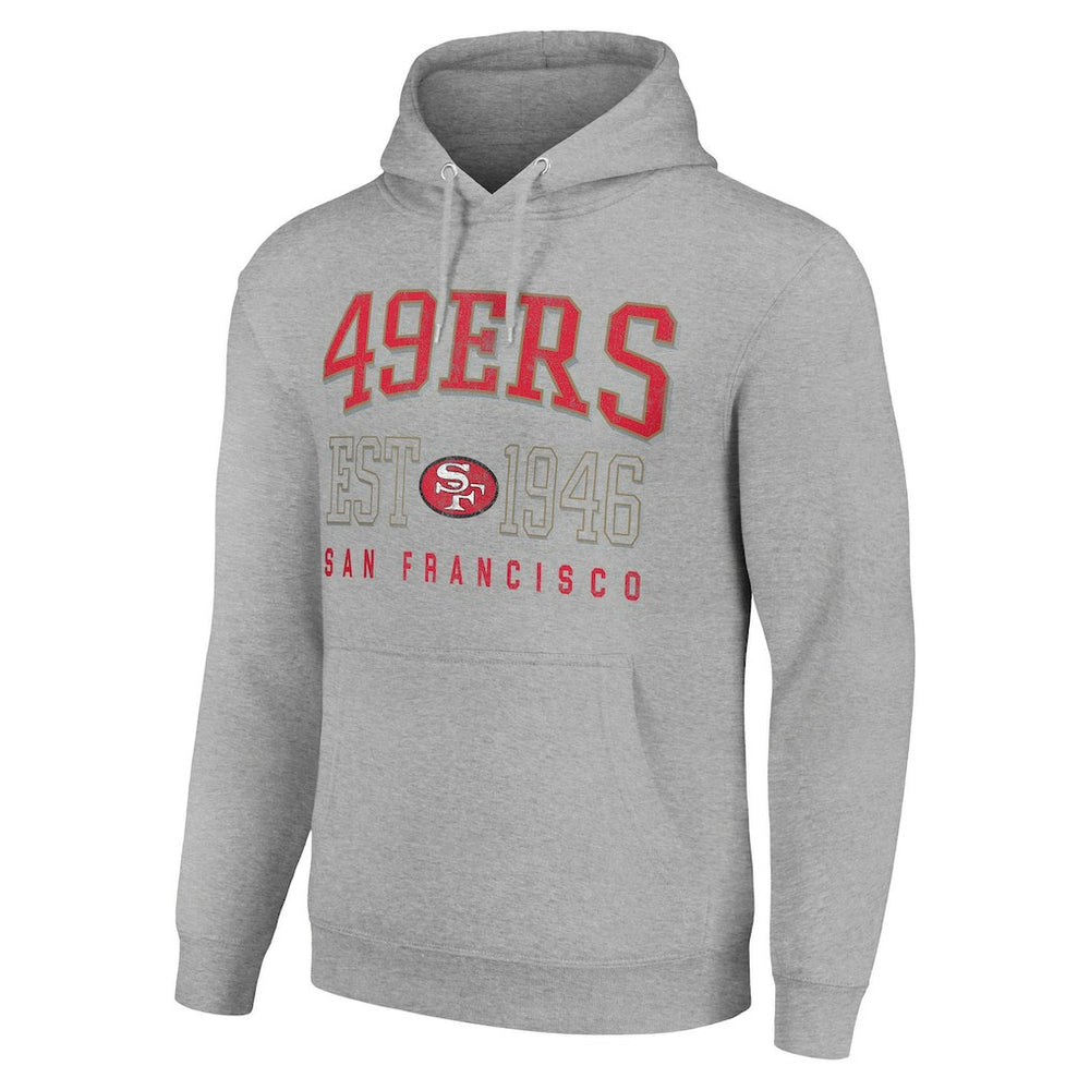 San Francisco 49ers Starter Unisex Throwback Logo Pullover Hoodie | NFL Near me