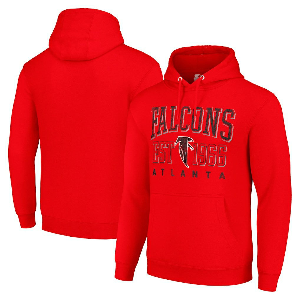 Atlanta Falcons Starter Unisex Throwback Logo Pullover Hoodie | NFL Hot
