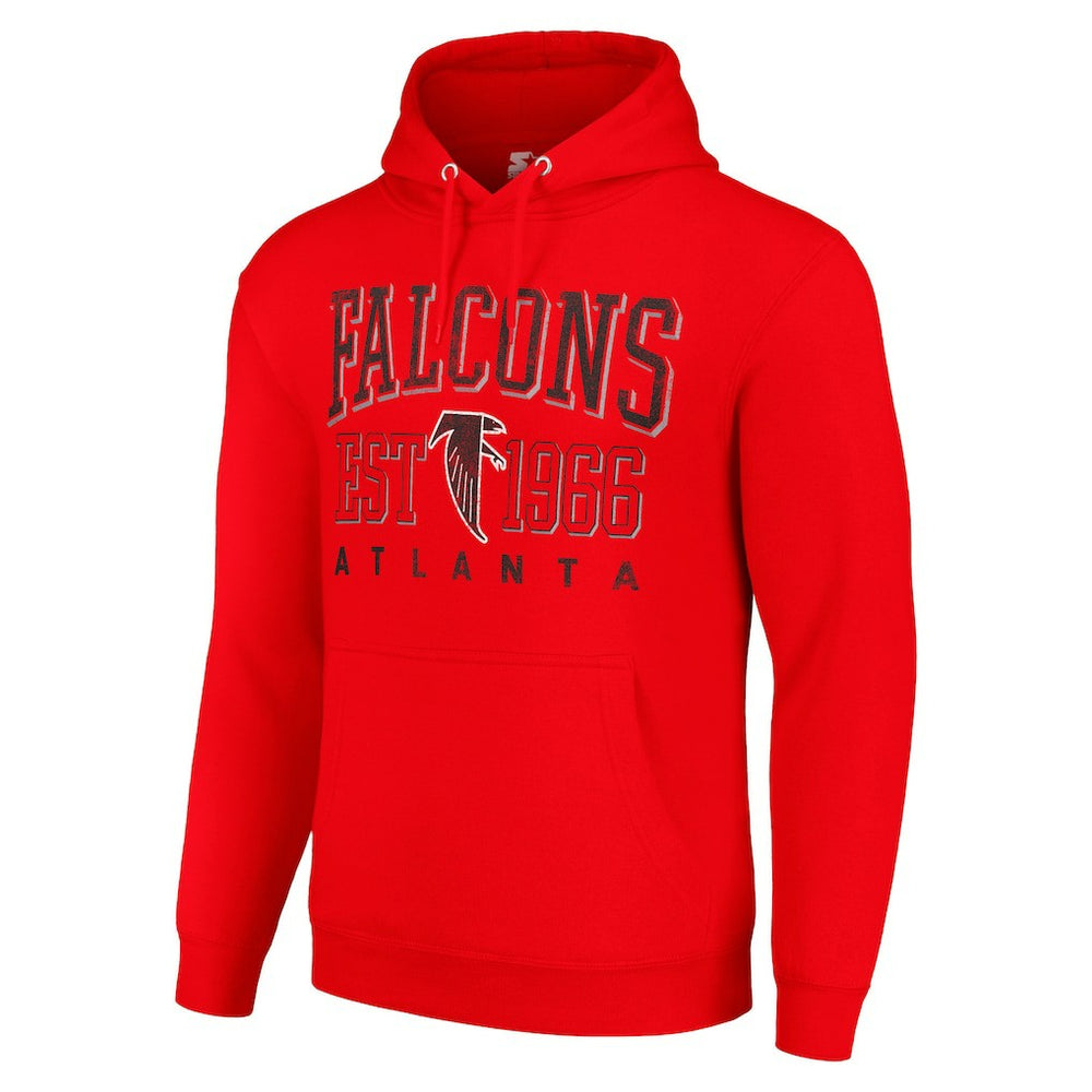 Atlanta Falcons Starter Unisex Throwback Logo Pullover Hoodie | NFL Hot