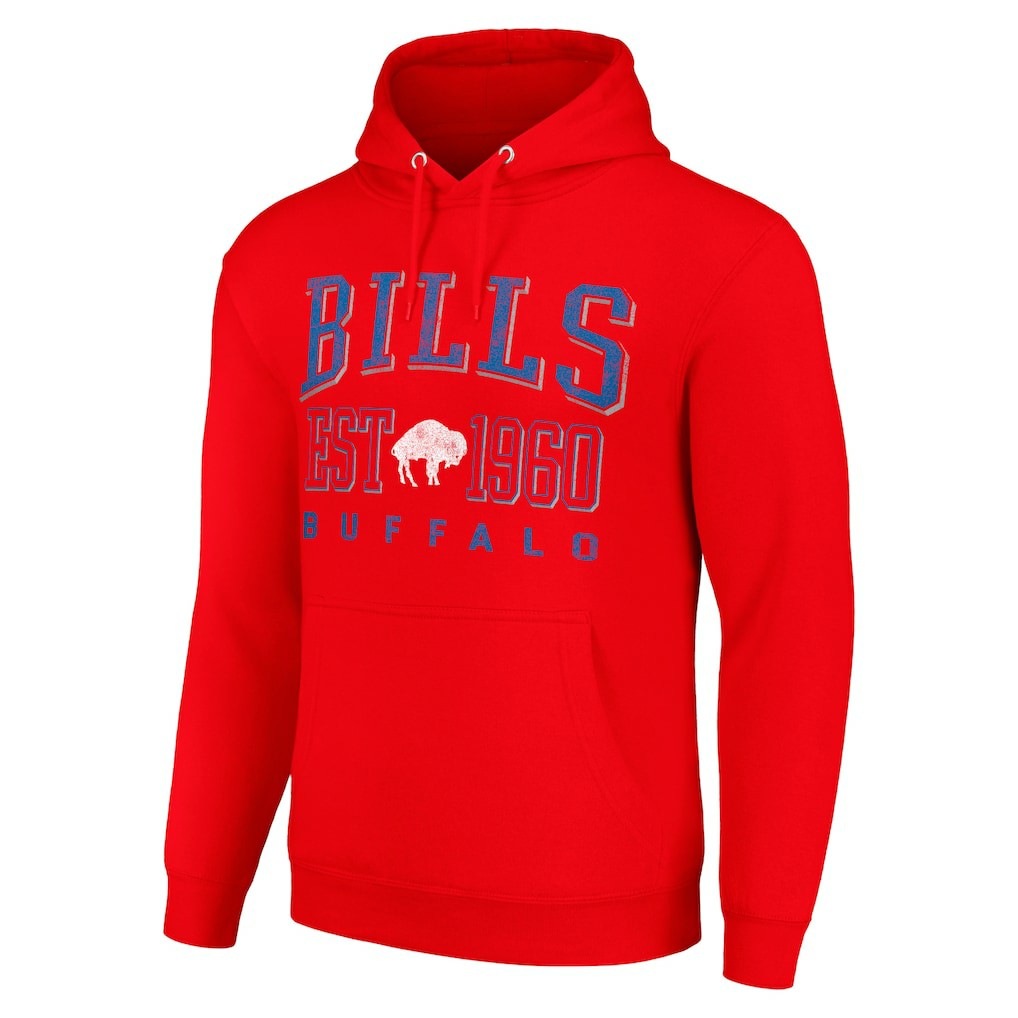 Buffalo Bills Starter Unisex Throwback Logo Pullover Hoodie | NFL New