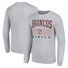 Denver Broncos Starter Throwback Logo Long Sleeve T-Shirt | NFL US