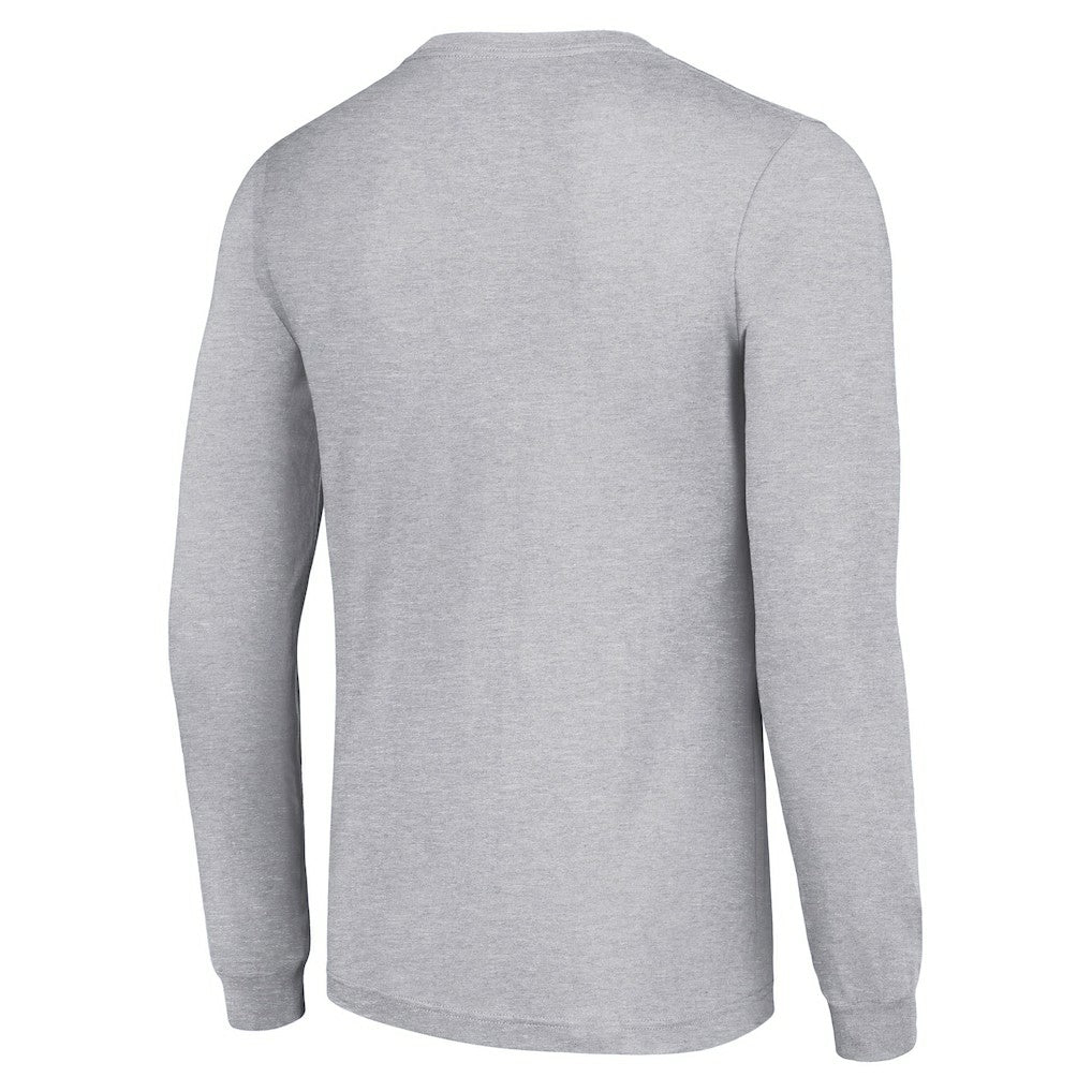 Pittsburgh Steelers Starter Half Helmet Logo Long Sleeve Heathered T-Shirt | NFL Hot