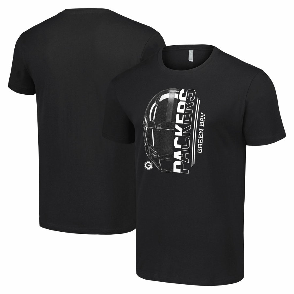 Green Bay Packers Starter Half Helmet Logo T-Shirt | NFL Discount