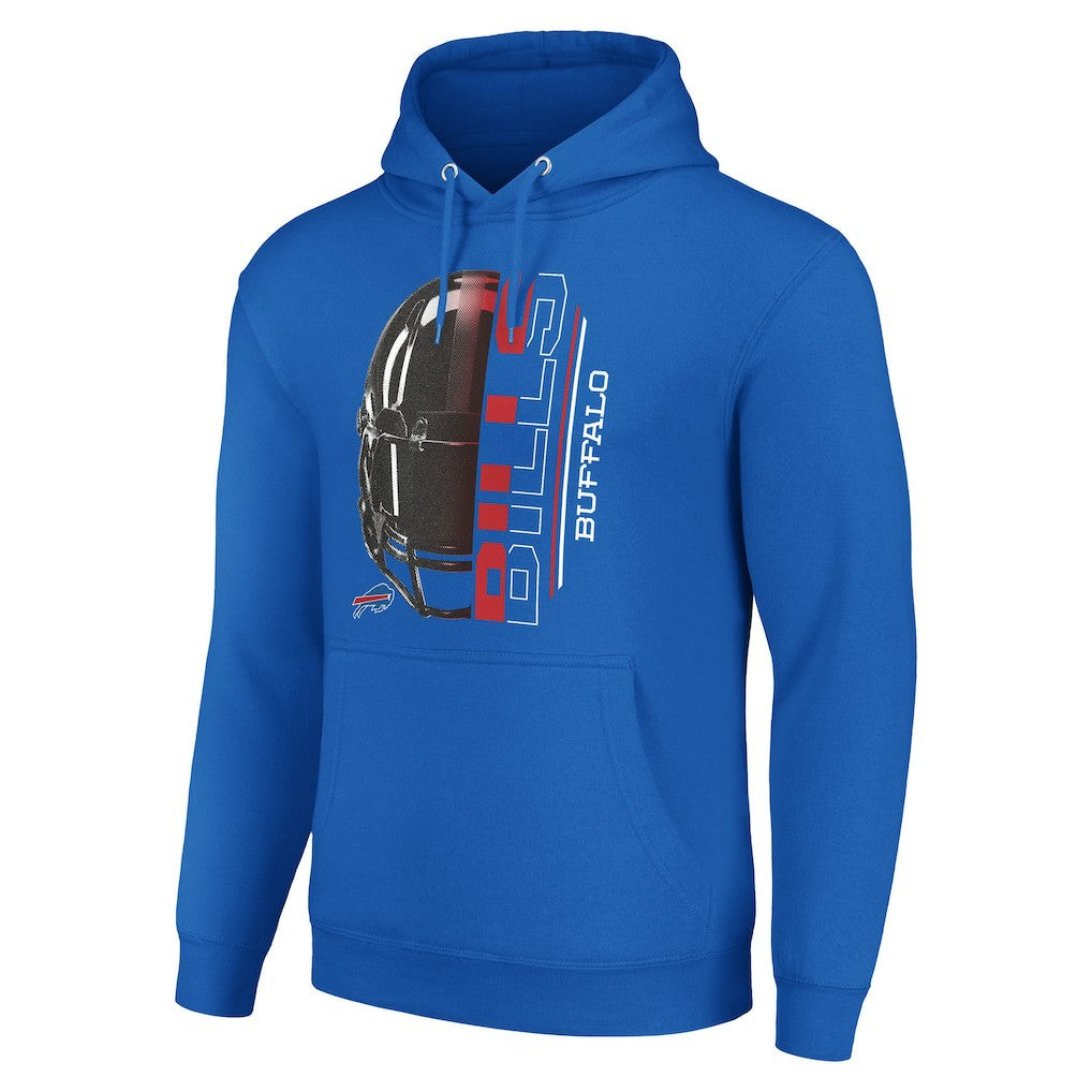 Buffalo Bills Starter Unisex Half Helmet Logo Pullover Hoodie | NFL Sale